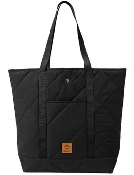 Mens Quilted Easy Tote Handbag - Black - One Size - Timberland - FashionsVida