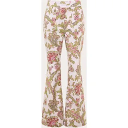 Pantalón flare Oriana de algodón