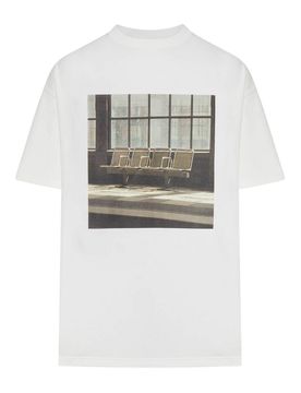 T-shirt in cotone con stampa fotografica