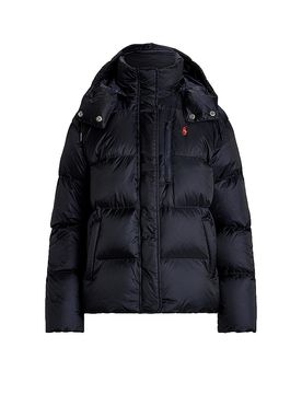 Chaqueta de plumas azul oscuro L