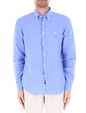 Camicia in lino AZZURRO CHIARO M