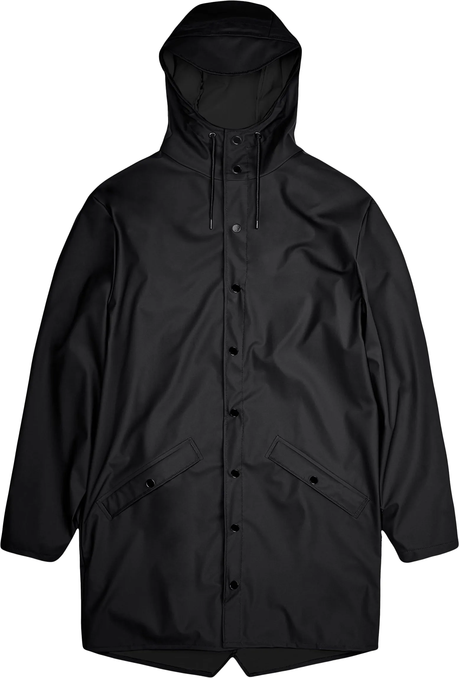 Veste longue imperméable - Long Jacket W3 Black - Taille L - Noir - Rains - FashionsVida