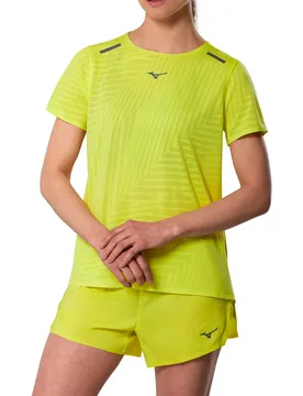 Maglietta A Maniche Corte Tech Light Lightning Yellow XL - Mizuno - FashionsVida