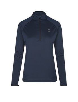 Camiseta funcial c cremallera Climate para mujer azul oscuro XL
