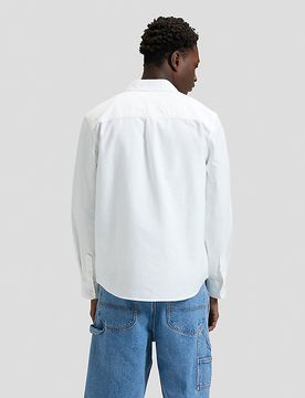 Workwear Relaxed No Pocket Button Down Shirt Bright White Größe S male