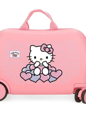 Maleta infantil 2 ruedas multidireccionales hearts & dots con capacidad de 24l - Disney - FashionsVida