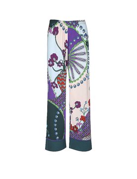 Pyjamahose SECRET GLADE mystic jade dunkelgrün XL damen