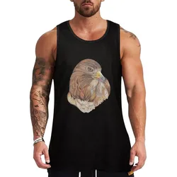 Red Tailed Raptor Tank Top Lightweight Basic Tank Top Cotton Casual Undershirt