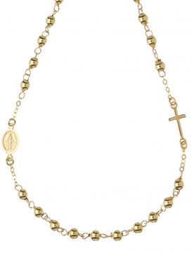 Collana Unisex Rosario Oro Giallo GL101375