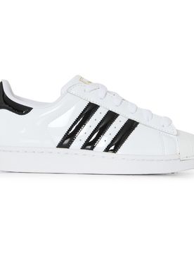 Superstar Ii Patent blanc/noir 37 1/3