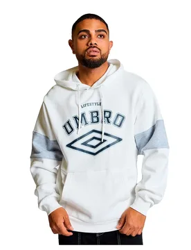 Sweat à Capuche Tala Ultimate Grey / Black / Rain Forest XL Homme - Umbro - FashionsVida