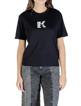 Damen T-Shirt Schwarz 488399