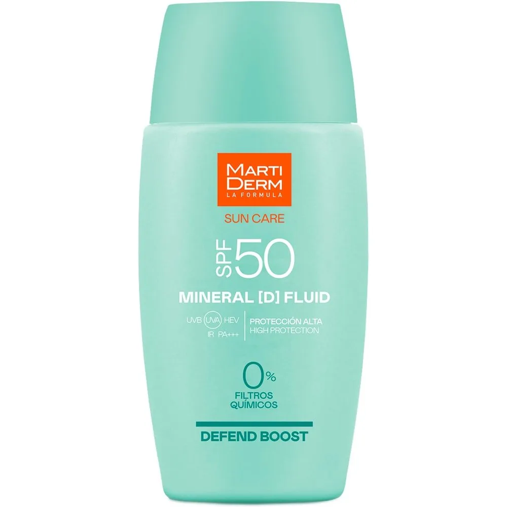 Fotoprotector Facial Spf50 Minerald Fluid 50 ml - MartiDerm - FashionsVida
