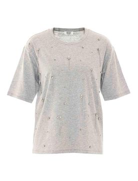 Liu Jo T-shirt con ricamo gioiello