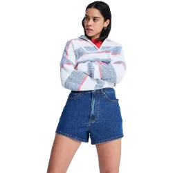 Pantalón corto vaqueros de mujer Offshore Mid Ocean Blue