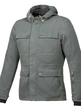 Giacca Moto Cerata Urbana BOHEMIAN Verde taglia S - Ixon - FashionsVida