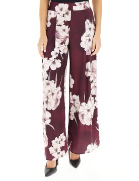 Pantalone a palazzo BORDEAUX M