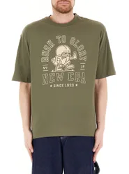 T-shirt girocollo VERDE OLIVA L