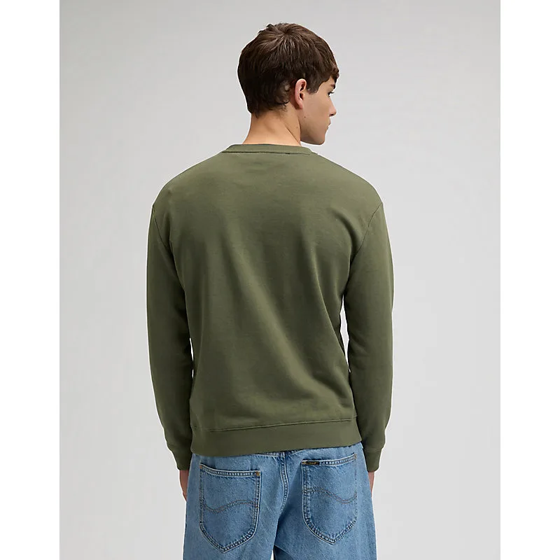 Regular Wobbly Sweatshirt Lichen Olive Größe XL male - Lee - FashionsVida