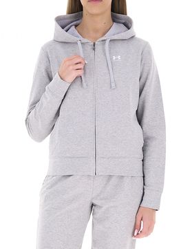 Felpa con zip GRIGIO CHIARO XS