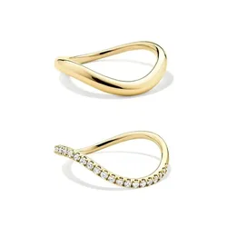 Withered S925 Sterling Silver Irregular Double Layered Ring Women's Versatile Ring Jewelry Rings Women's Ring