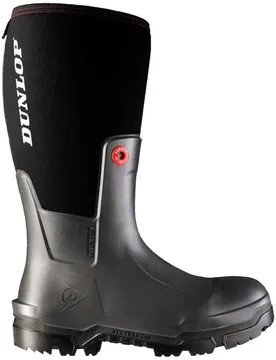 Pioneer Rubber Boots Black UK 5 Men - Dunlop Footwear - FashionsVida