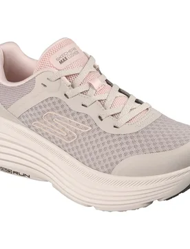 Max Cushioning Endeavour Womens Natural Synthetic/trim Trainers - Size Uk 8 - Skechers - FashionsVida