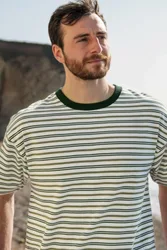Striped Men's Oversized T-Shirt
