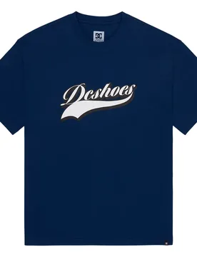 T-shirt à Manches Courtes Old Fashion Estate Blue S - Dc shoes - FashionsVida