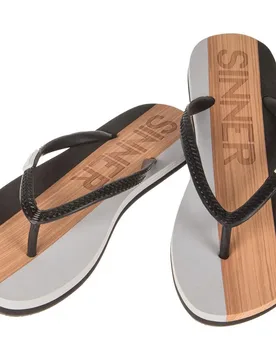 Claquettes Capitola Black / Light Brown EU 39 - Sinner - FashionsVida
