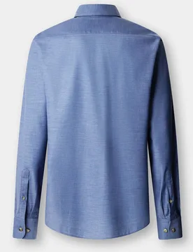 Camisa de hombre de franela espiga fit clásico - Hackett - FashionsVida