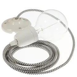 Cables Suspension Luminaire Rt14 3d Diy 1 M Stracciatella / White One Size
