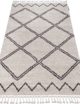 Teppiche Teppich Berber Asila B5970 Sahne / Braun 80x150 Cm 80x150 Cm