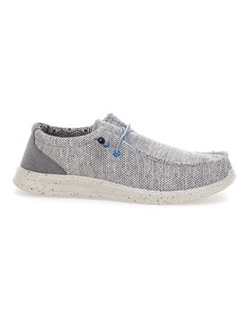 Mocassini grigio con laccio elastico PK1118G 40