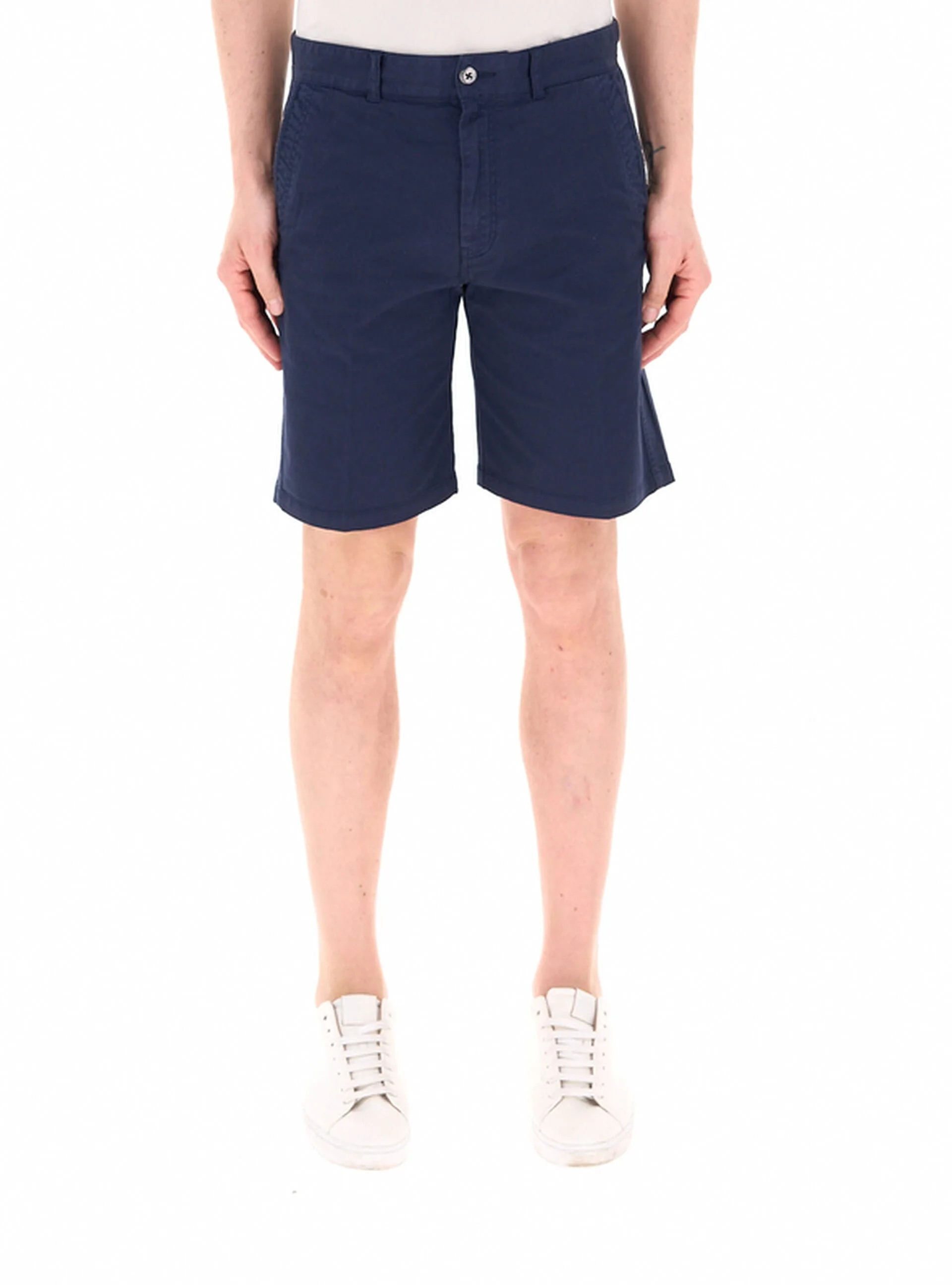 Bermuda in cotone BLU NAVY 52 - CAPE HORN - FashionsVida