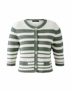 OUÍ Strickjacke olive 42 damen