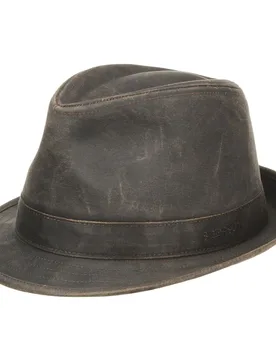 Odessa Trilby Cloth Hat by - brown - Size: L (58-59 cm) - Stetson - FashionsVida