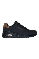Sneakers nere con inserto animalier e ammortizzazione ad aria Uno Jungle Nite 36