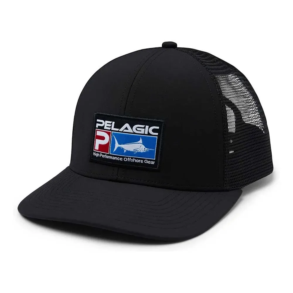 Flybridge Deluxe Cap Black One Size Men - PELAGIC - FashionsVida
