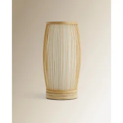 Lámpara de mesa de bambú Kobe