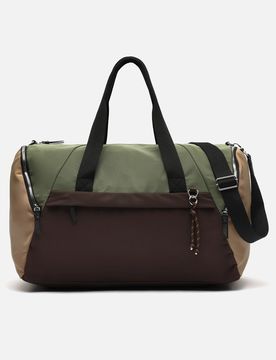 Bristol nylon weekend bag with removable shoulder strap