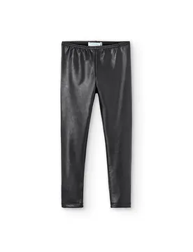 Boboli Pantalon Fur Stretch Black 6 Années Fille