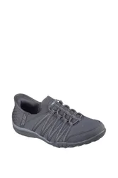 Women's Breathe-Easy - Roll-With-Me Shoe in Charcoal Size: 4 - Charcoal - Size: 4