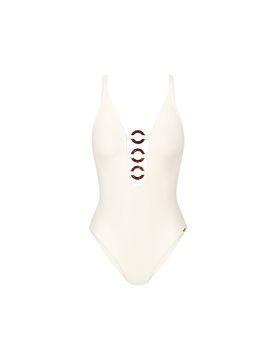 Badeanzug SUMMER DUNE beige creme 38D damen