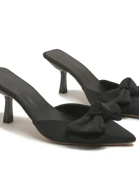 New Style Butterfly-knot Mules Women Slippers Elegant Pointed Toe Thin High Heels Ladies Summer Fashion Party Prom Shoes - Aliexpress - FashionsVida