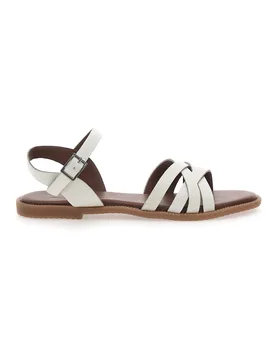 Sandali in vera pelle intrecciati con cinturino alla caviglia DS02 38 - PITTARELLO SUN - FashionsVida