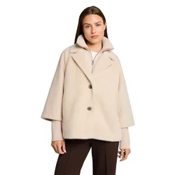 Giacca Cosy Cape Cold Beige M