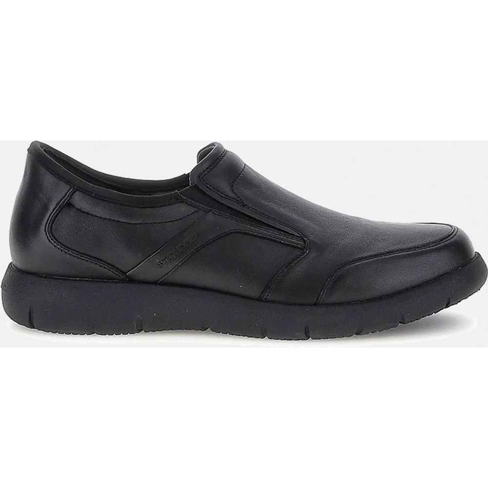 Zapato de hombre piel con elasticos - Stonefly - FashionsVida