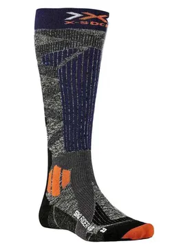 Chaussettes Ski Rider 4.0 Stone Grey / Melange Blue EU 35-38 Homme