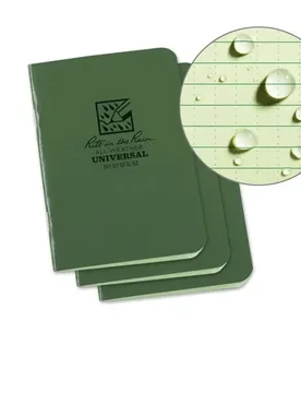 Notizblock Mini Universal grün 3 Stk. Default Title adult - Rite in the Rain - FashionsVida